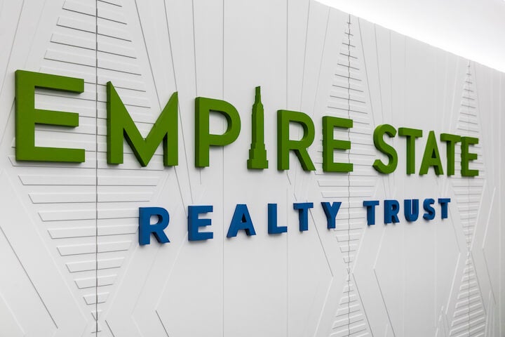 Empire State Realty Trust sign