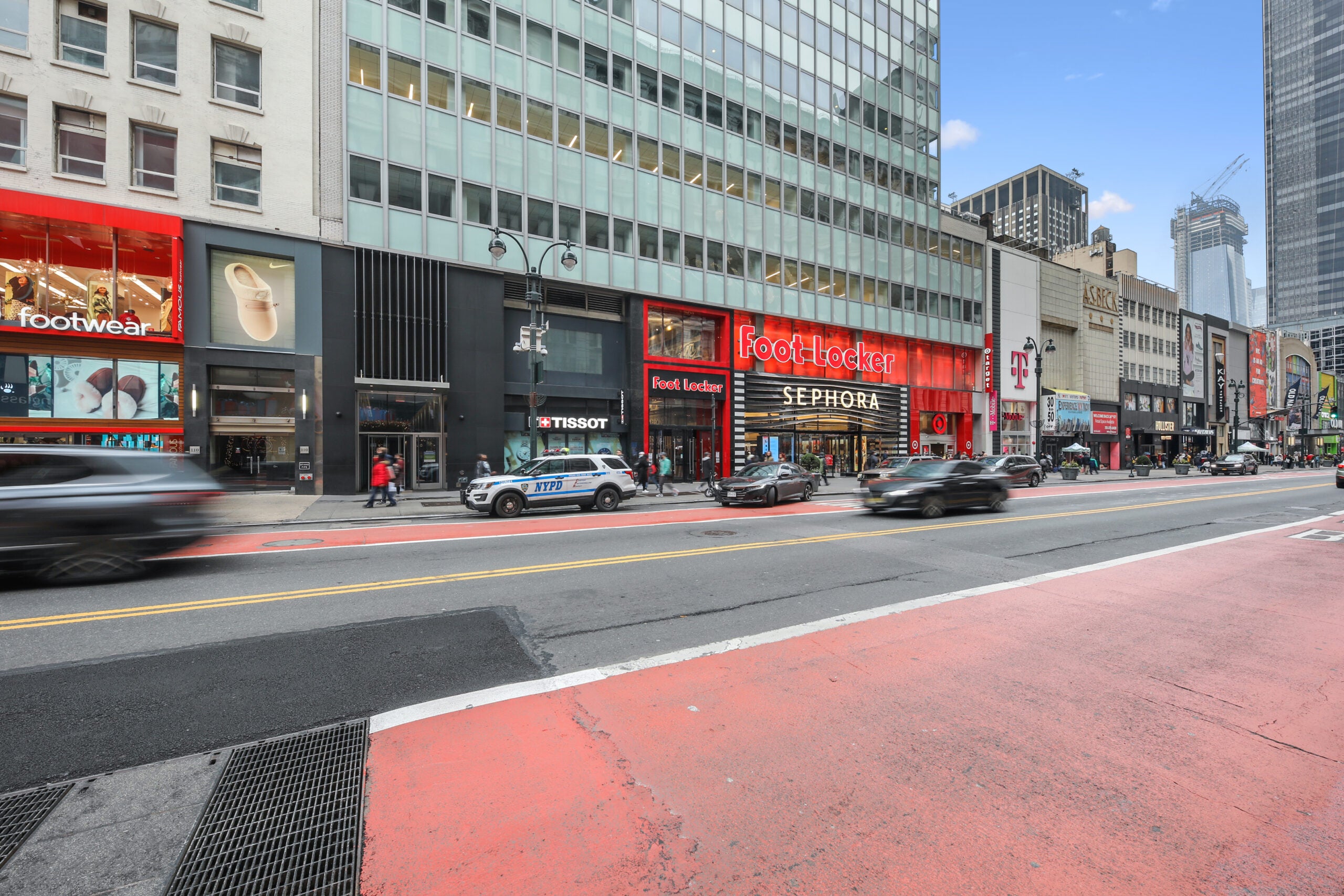 View across the street from 112 West 34th Street