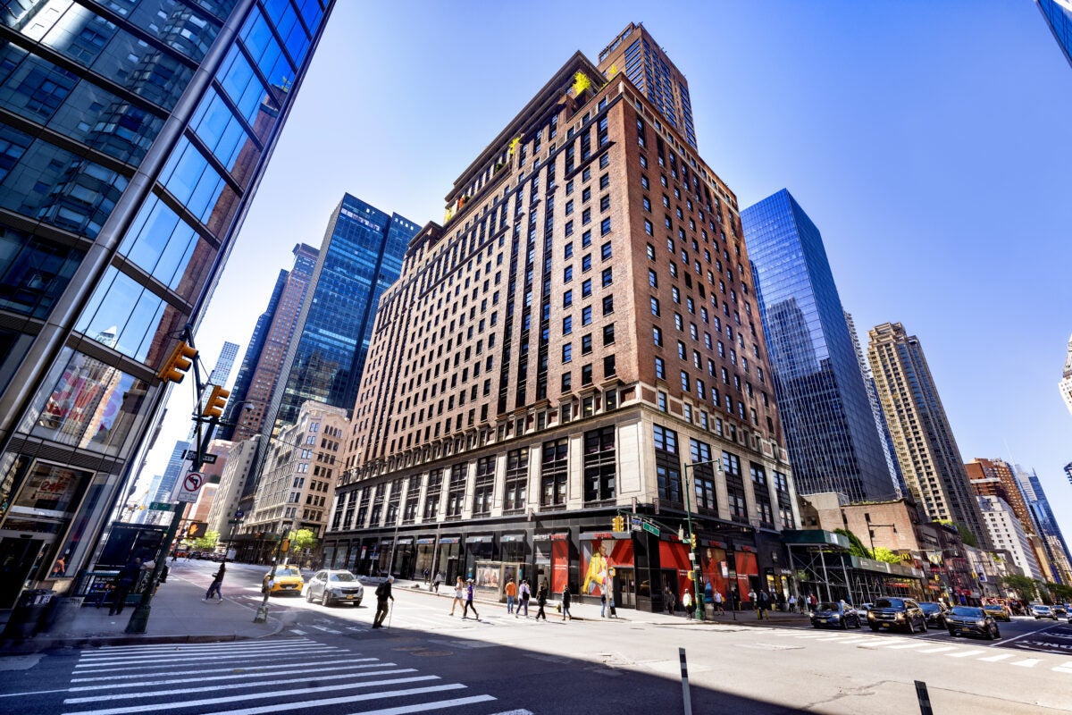 A street view of 250 West 57th Street New York