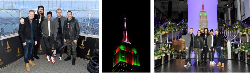 <strong>Empire State Building Announces Special Holiday Music-to-Light Show and Lighting Ceremony with the Backstreet Boys, in Partnership with iHeartMedia</strong>