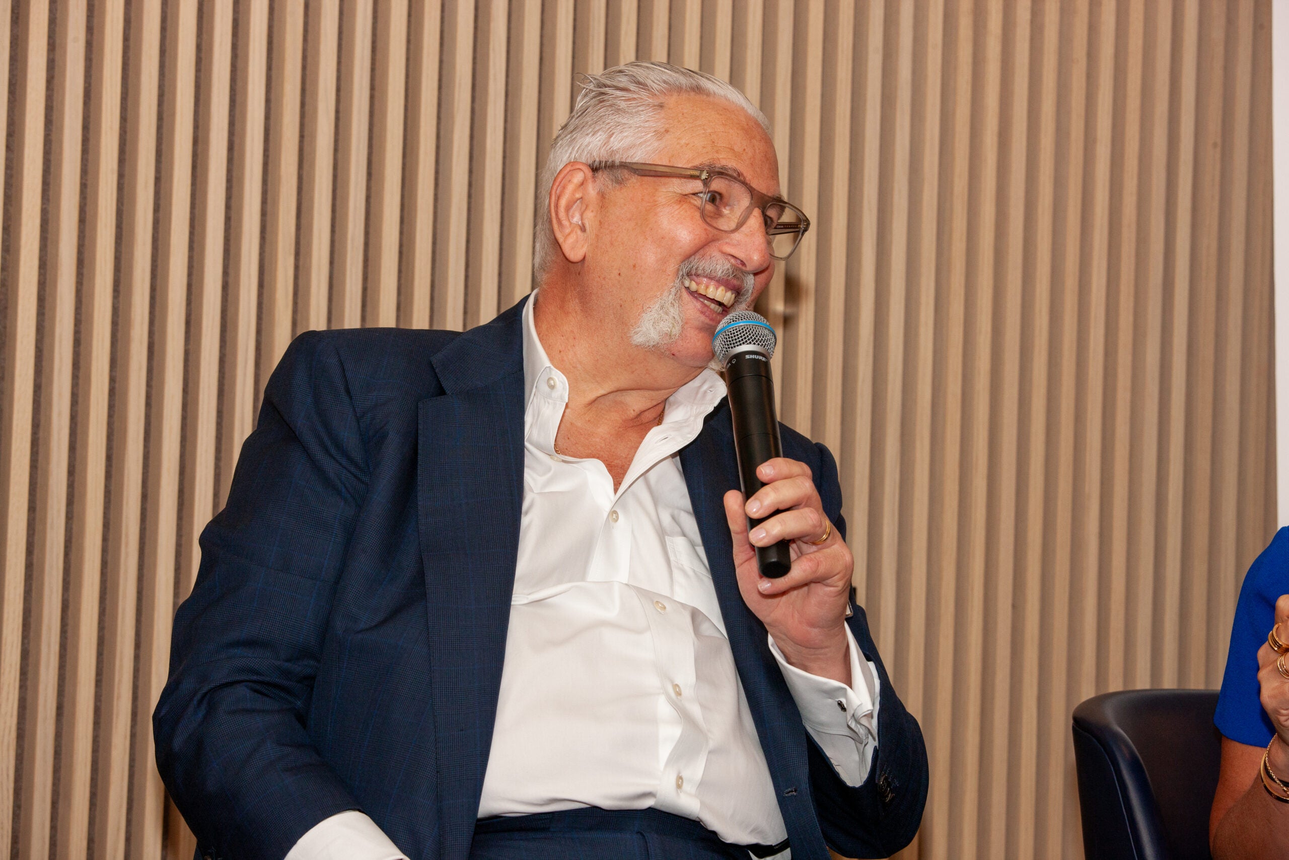 Fred Posniak, Empire State Realty Trust SVP of Leasing talking at the Commercial Observer Panel