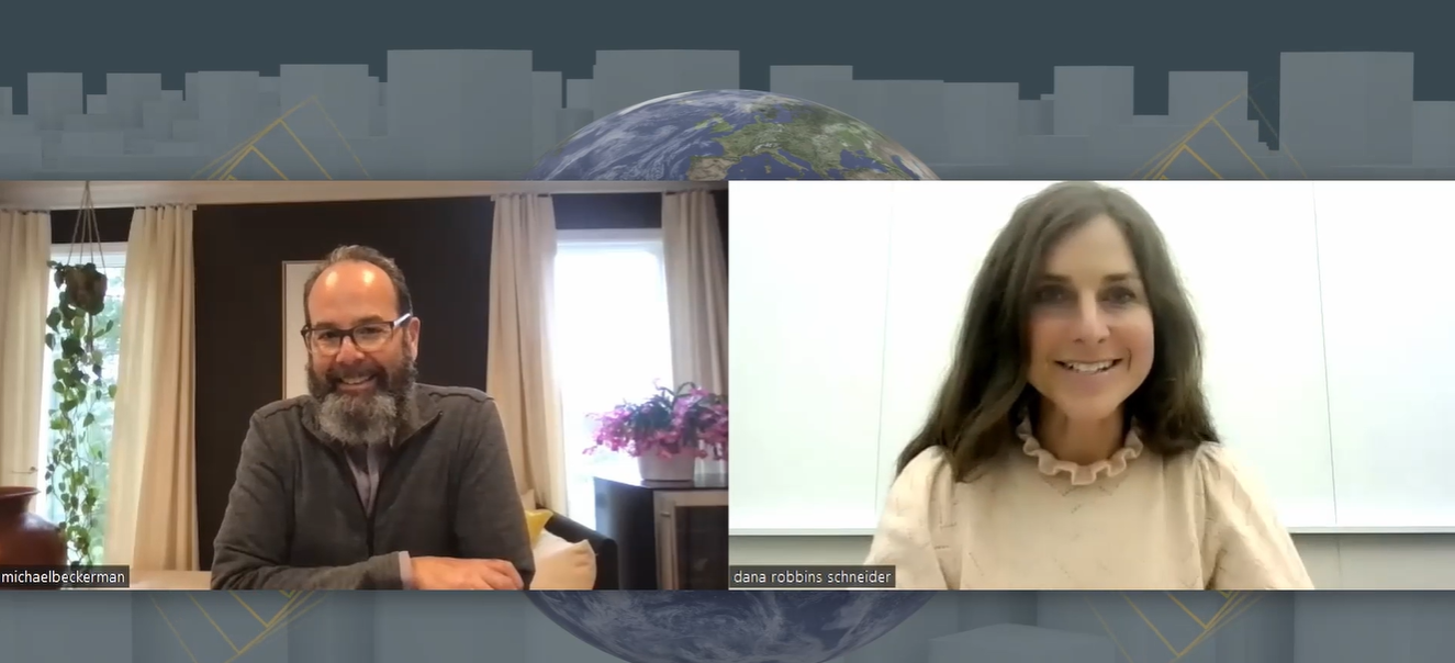 Dana Robbins Schneider and Michael Beckerman on the CRETECH Climate Podcast