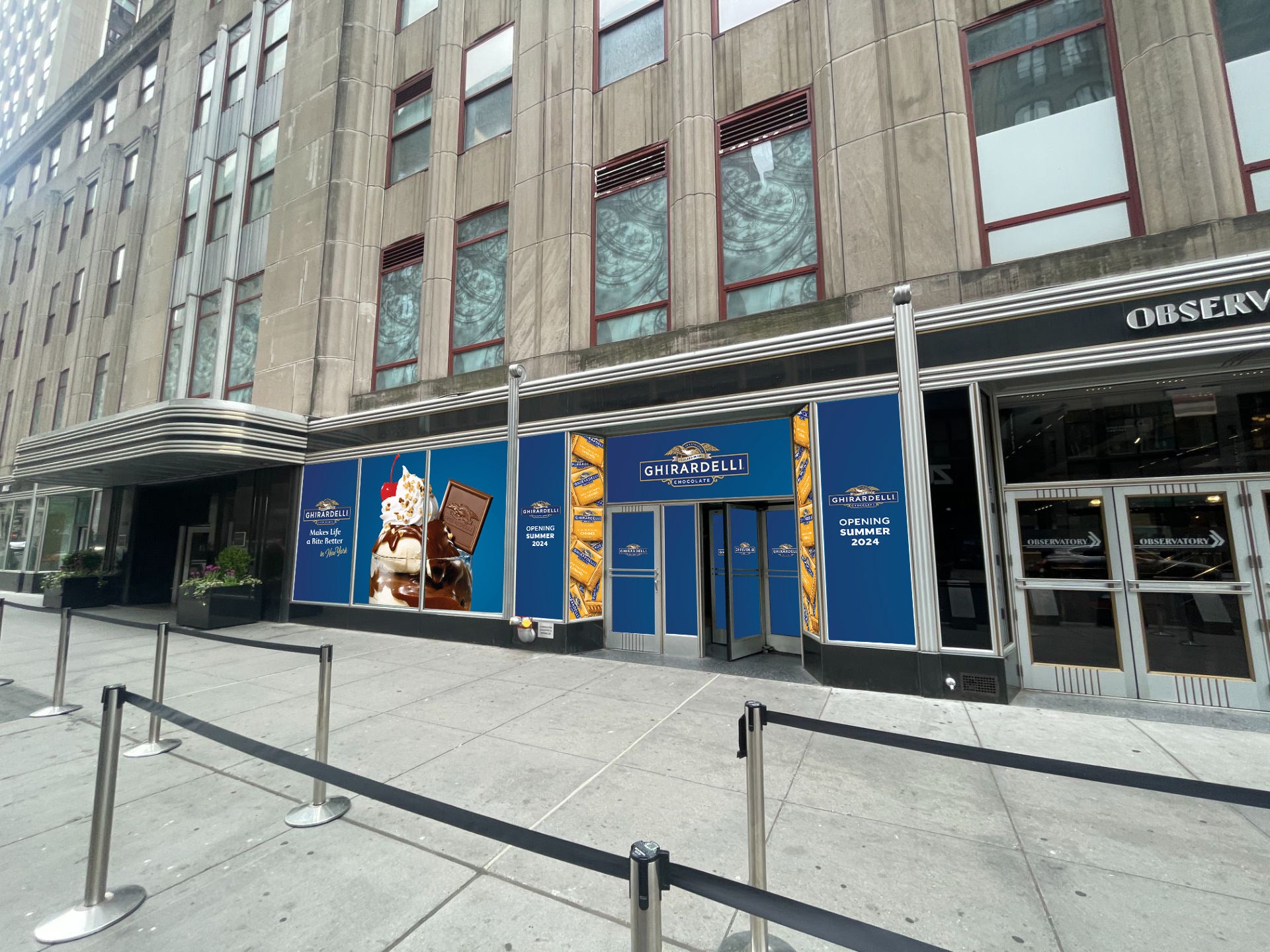 Empire State Realty Trust Welcomes Ghirardelli’s First-Ever New York Store to Its Retail Portfolio at the Empire State Building